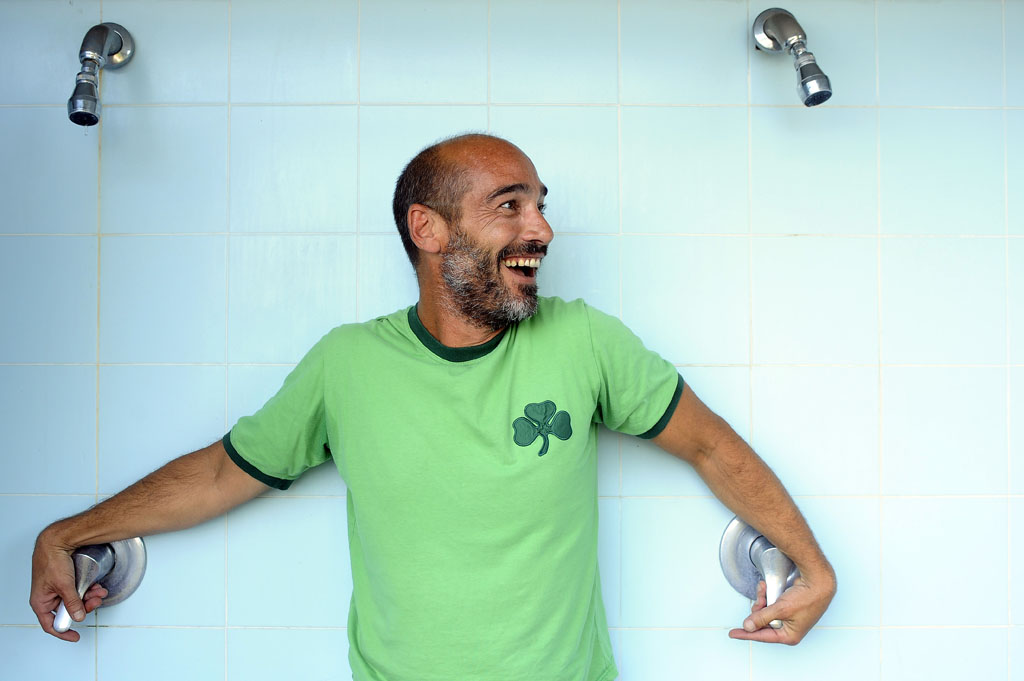 09/04/2008. 65th Venice International Film Festival. Close up of actor Jean Marc Barr for the movie 'Parc'